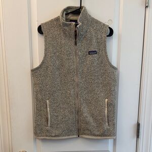 Women's Patagonia Better Sweater Fleece Vest. Light Gray. Size Large.